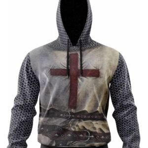 Buzo con Capucha Armadura Medieval Templario